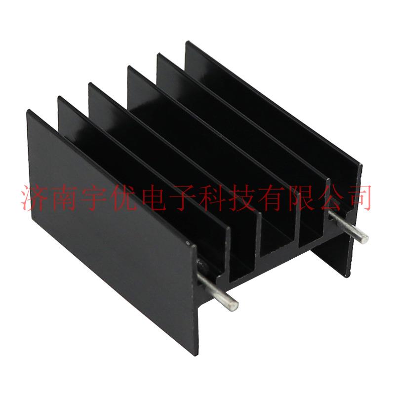 YA30 23*16*30mm铝型材散热片 TO-220封装三极管双针