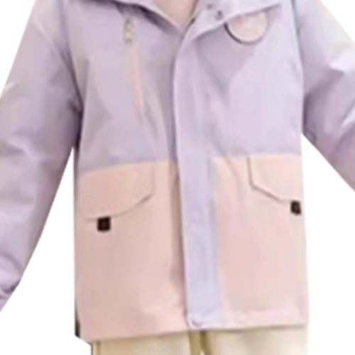 女童冲锋衣三合一可拆卸加羽绒