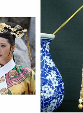 华妃高贵风摄影甄嬛传发簪定制