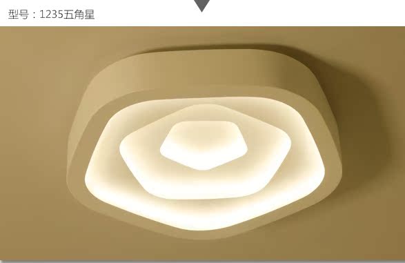 正品金点日上1235五角星双色吸顶