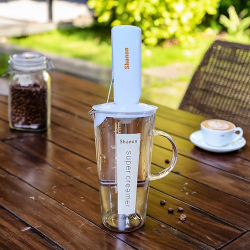 shanon咖啡家用电动手持打奶泡器