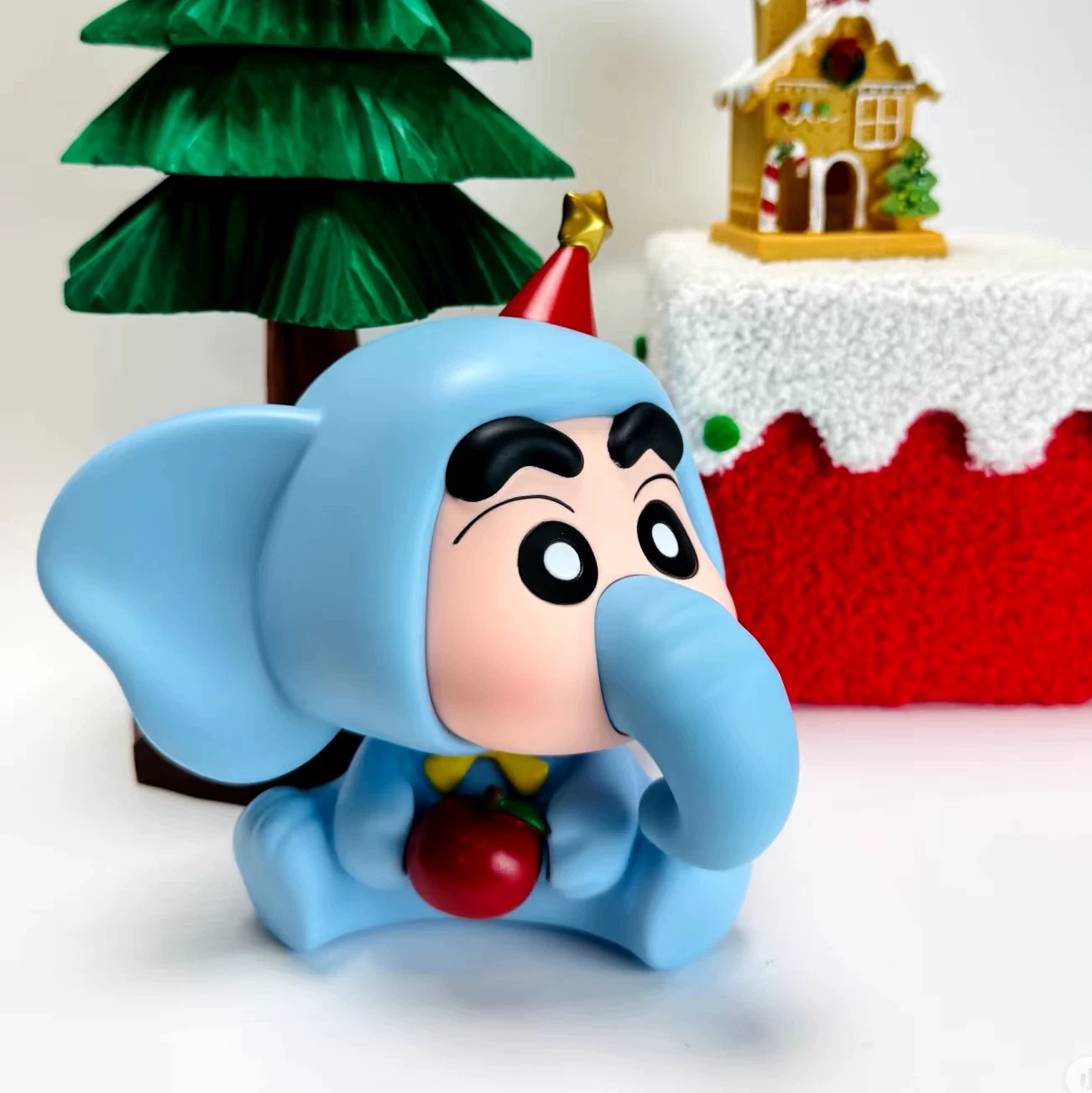 苹果小象圣诞小新摆件家居客厅装饰公仔娃娃儿童玩具礼物送女友