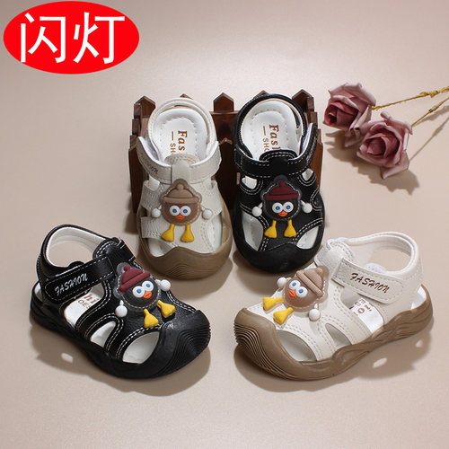 婴幼儿宝宝学步凉鞋0-1-2-3岁软