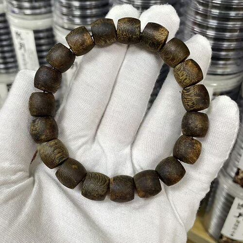 九九分沉天然手串老料手链保真老料高油11mm鼓珠适合手围17cm