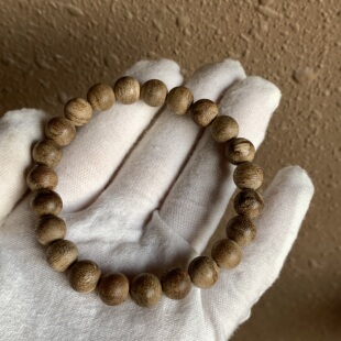 【精选好物】海南黎峒沉香佛珠手串8mm琼脂天香木手串保真