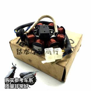 摩托车配件适用踏板车丽彩QS125T-2韵彩QS100T磁电机定子点火线圈