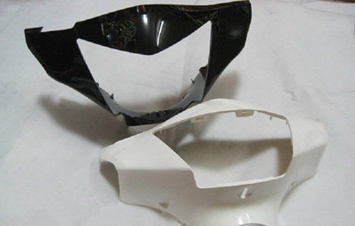 雅马哈鬼火一代RSZ100三阳CNSY摩托车外壳前大灯头罩外罩灯箱配件