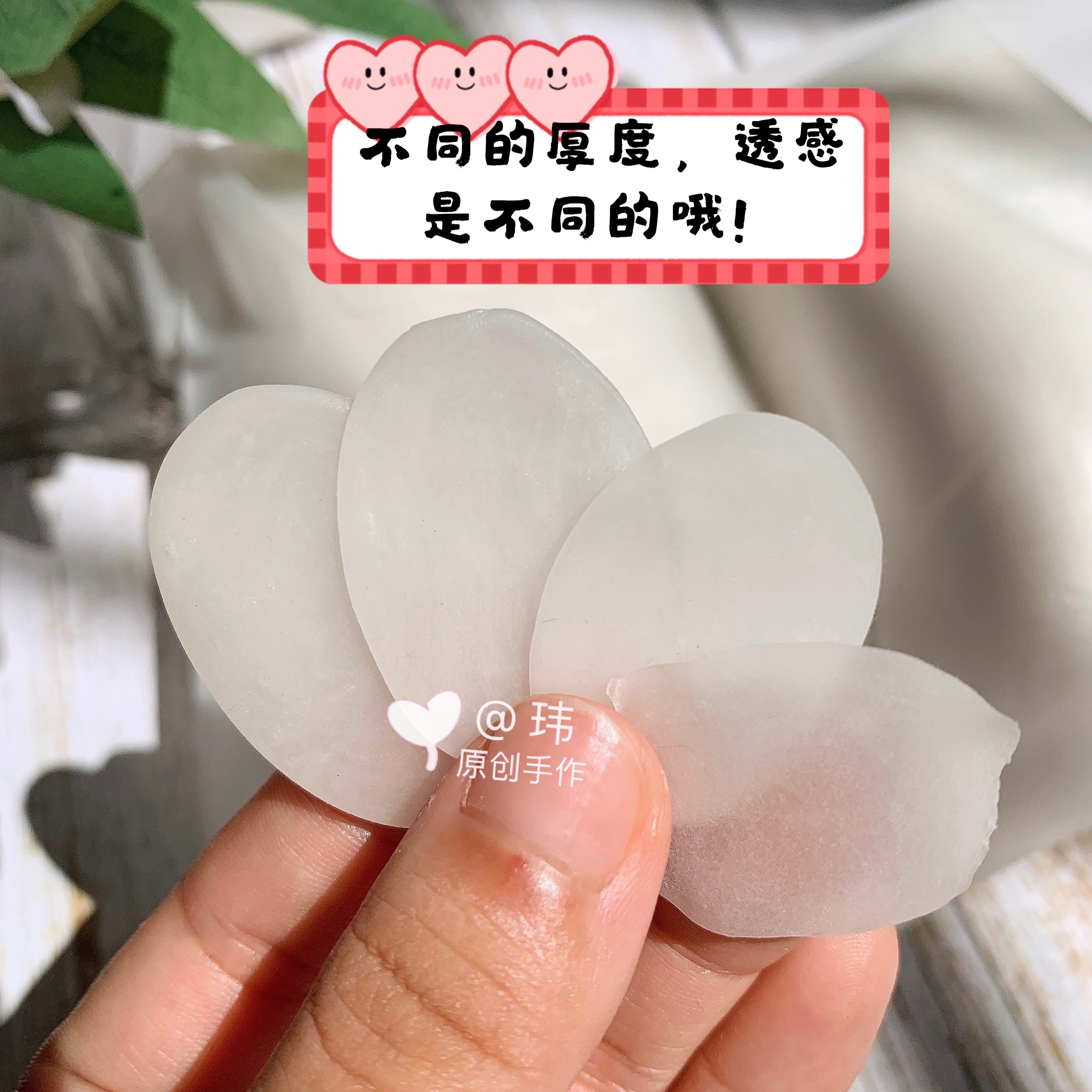 玮原创多肉手作同款粘土免烤