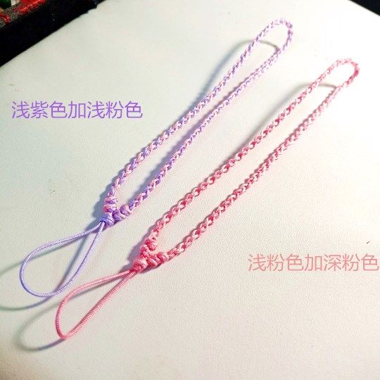 包邮纯手工定制双扣结实耐用短款套手腕款多色手机链u盘把守挂绳