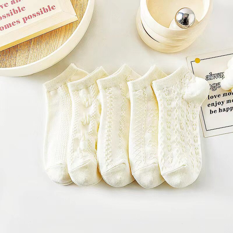 紫卡兔可爱隐形夏天女短袜新品