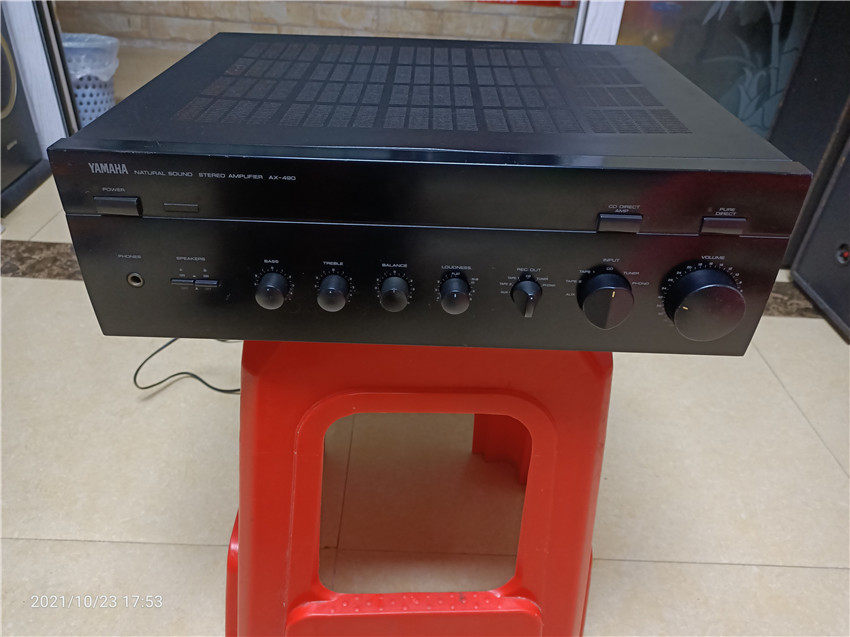二手功放机发烧进口 雅马哈ax-490 家用立体声hifi音乐2.0纯功放
