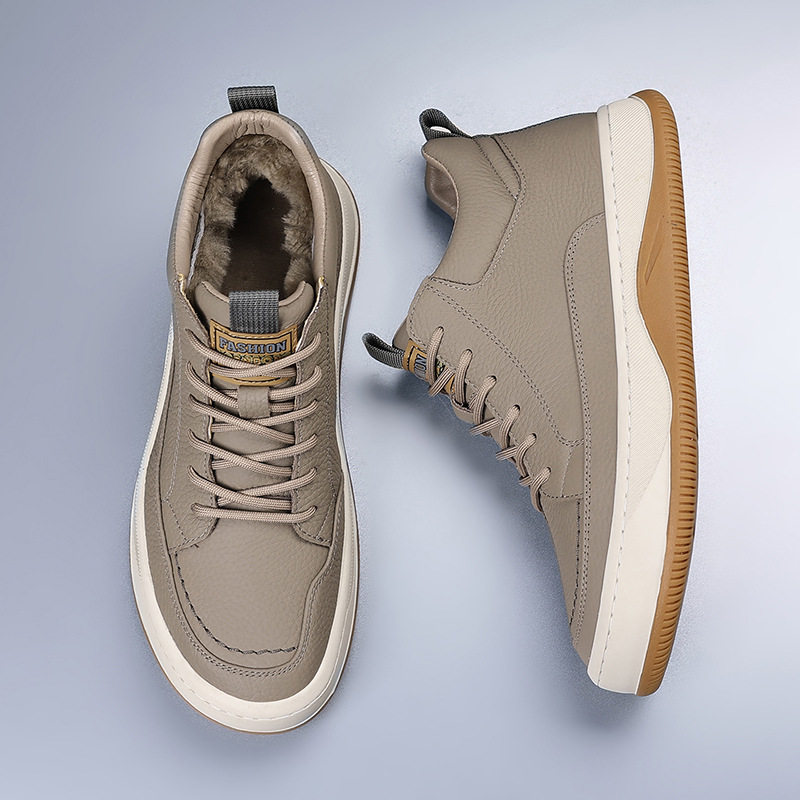 头层牛皮冬季新款羊毛棉鞋真皮加绒加厚保暖休闲男款男鞋芒果鞋子,流行男鞋,棉鞋,淘宝优惠券,粉丝福利购,淘宝优惠卷