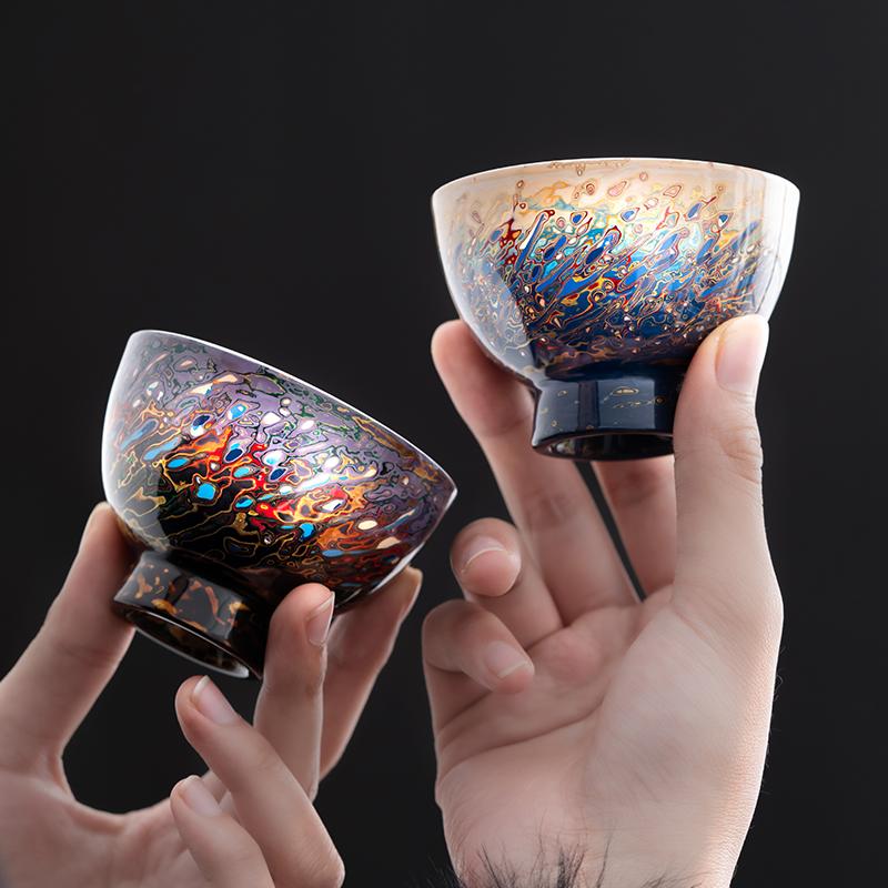 大漆·高脚百川主人杯