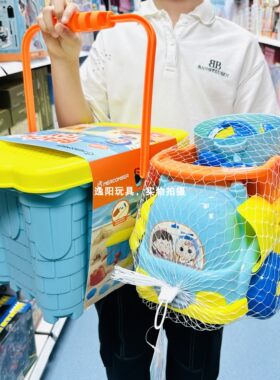 建雄儿童沙滩玩具运输车推车铲子