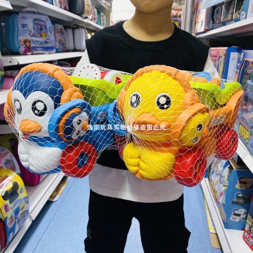 黄鸭企鹅儿童沙滩汽车工具套装