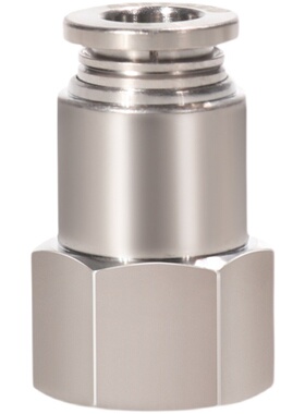 亚德客全金属内螺纹直通接头BPCF4/6/8/10/12-M5-01-02-03-04