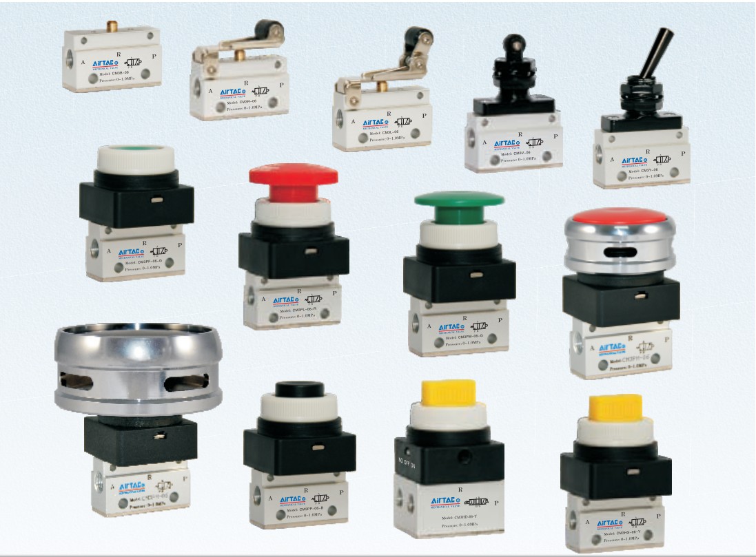 原装亚德客基本型机械阀CM3B-05/M5 CM3R-05 CM3L-05 CM3V-05