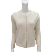 外套 春秋短款 早秋圆领薄款 气质外搭毛衣女灰色小个子高腰针织开衫