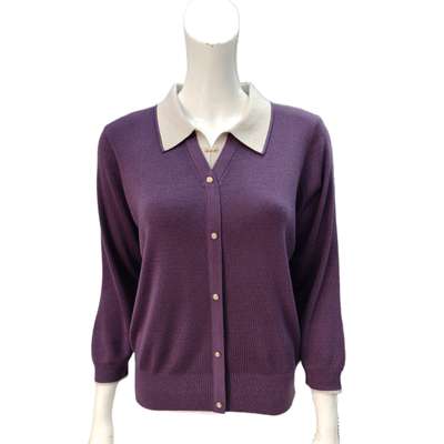 妈妈秋装薄款毛衣春秋外穿上衣