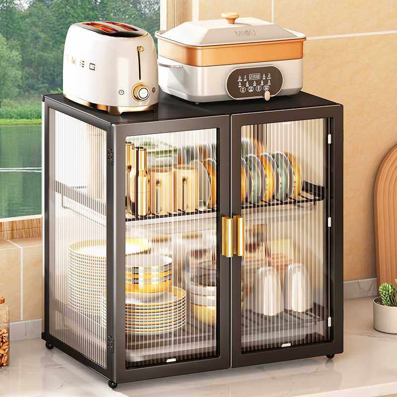 厨房碗柜置物架碗架沥水架橱柜碗盘收纳架放洗碗槽柜子储物柜带盖