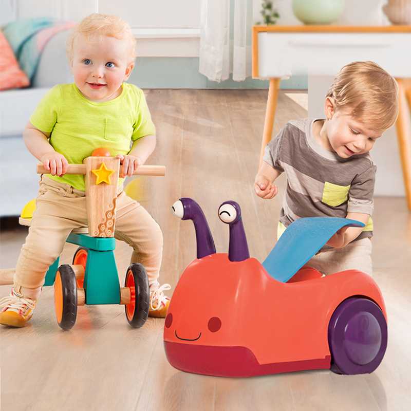 比乐btoys儿童蜗牛学步车扭扭车滑行车滑板车玩具1岁+周岁适合