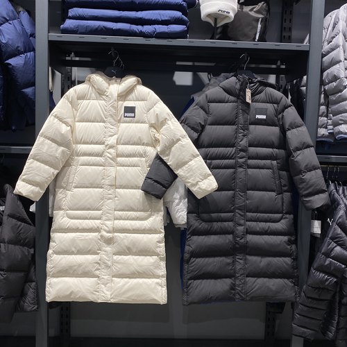 Puma/彪马宽松连帽羽绒服长款