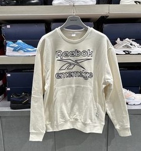 Reebok锐步 经典运动休闲舒适百搭长袖圆领卫衣 断码清仓HA7168