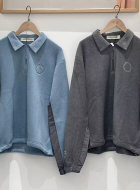 New Balance 半拉链舒适亲肤翻领长袖套头Polo衫 男女同款UT45670