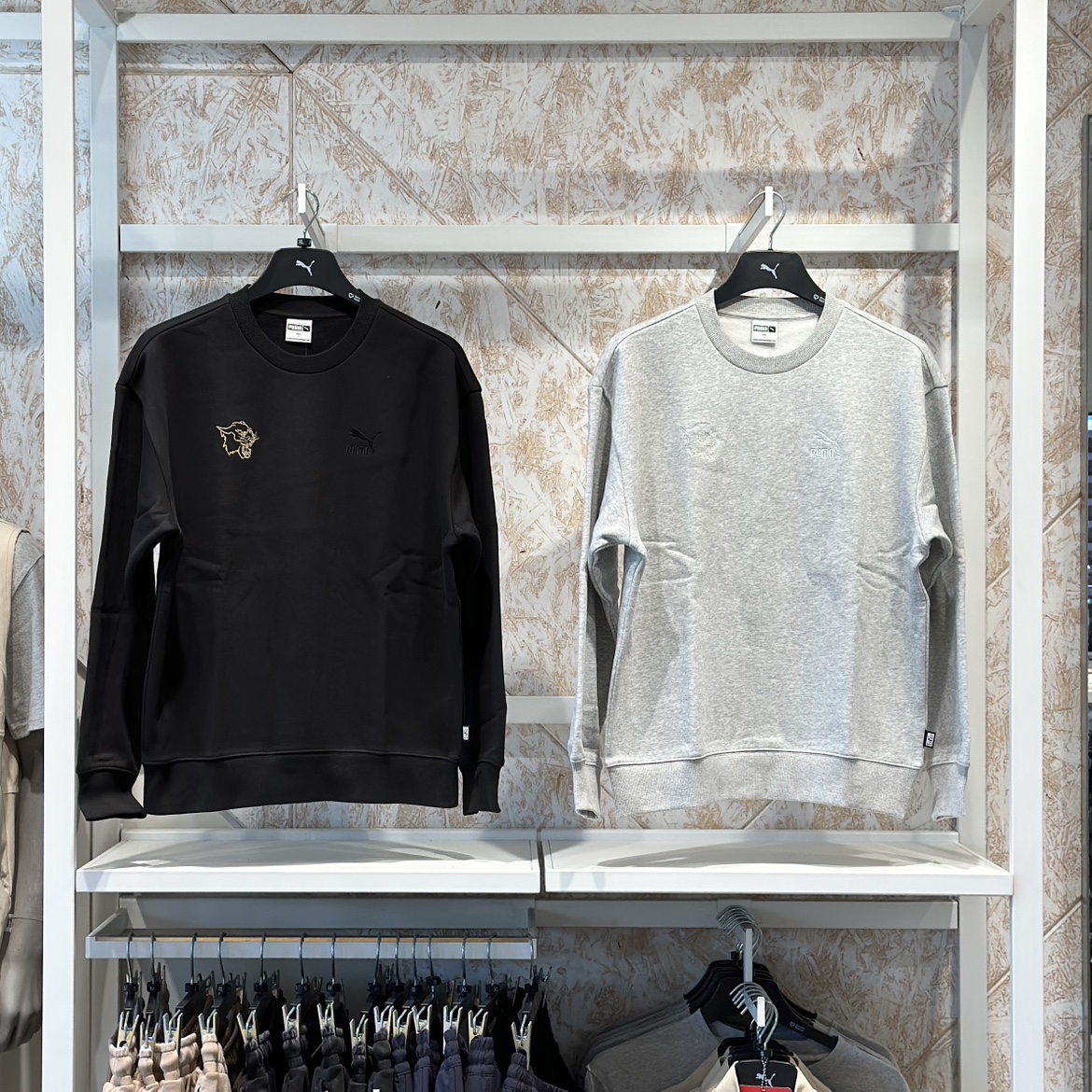 Puma/彪马 春季新款男女同款加绒保暖休闲套头衫625537-01