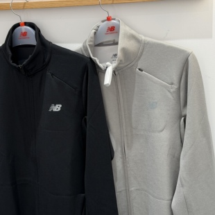 New Balance 男子立领保暖夹克潮流简约百搭跑步运动外套MJ41178