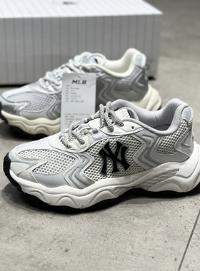 MLB老爹鞋子男女鞋情侣运动休闲厚底增高时尚网面春季新款SHW07