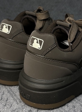 MLB 男女情侣复古大logo百搭厚底休闲鞋学长鞋秋季新款3ASXCLN4N