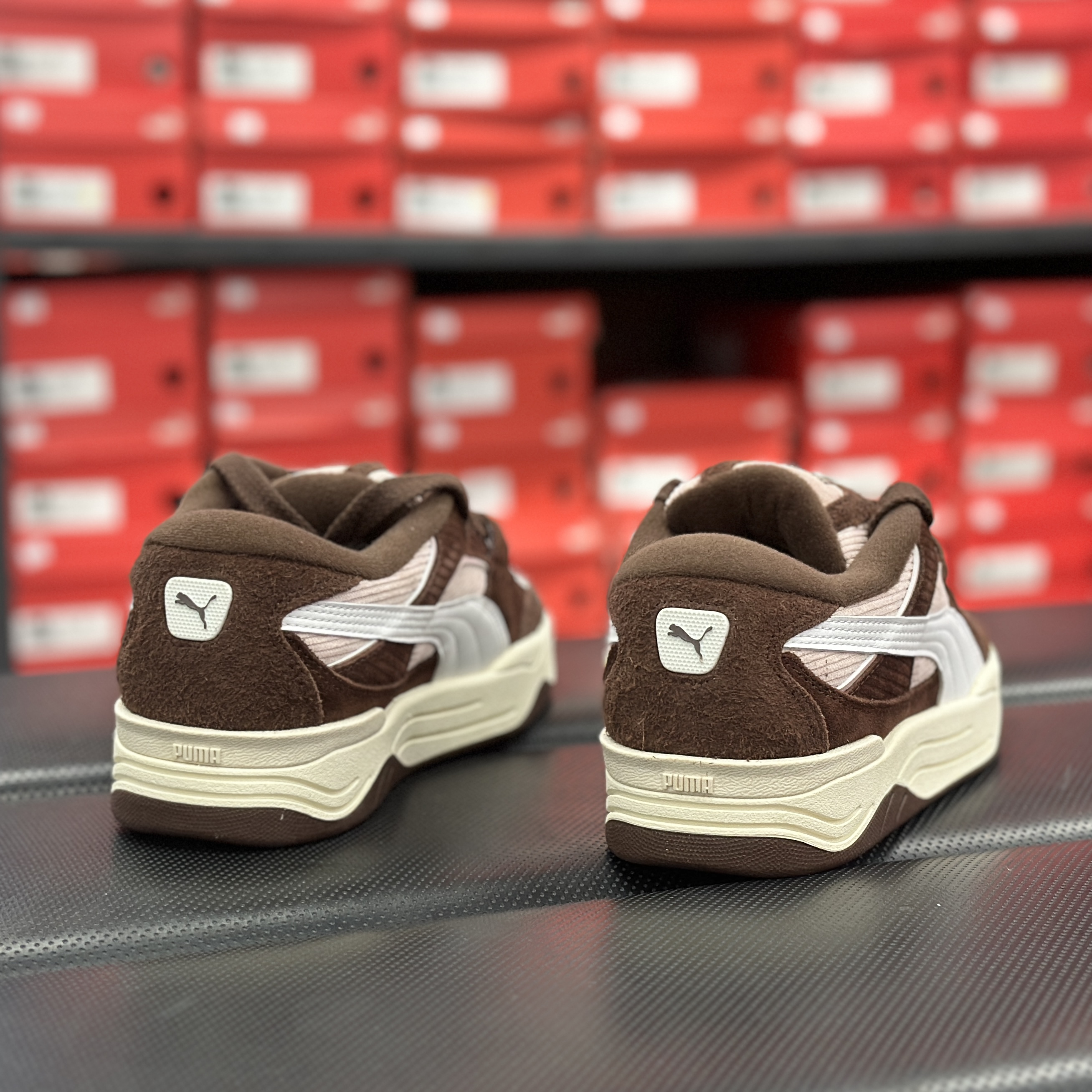 彪马PUMA男子秋冬舒适复古低帮增高咖色面包鞋休闲运动板鞋401445