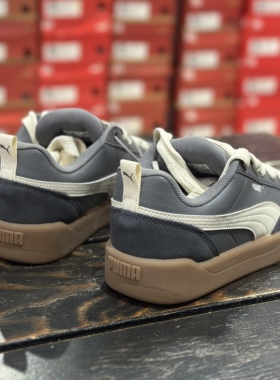 PUMA彪马 美拉德滑板鞋男女情侣黑白休闲板鞋面包鞋PARK 397262