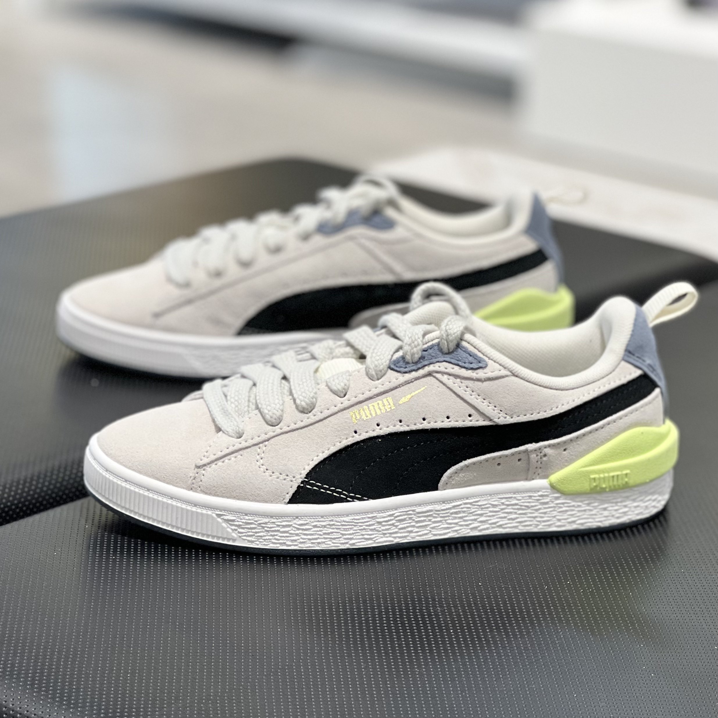 彪马puma suede 拼接复古翻毛拼接低帮运动休闲板鞋 381183