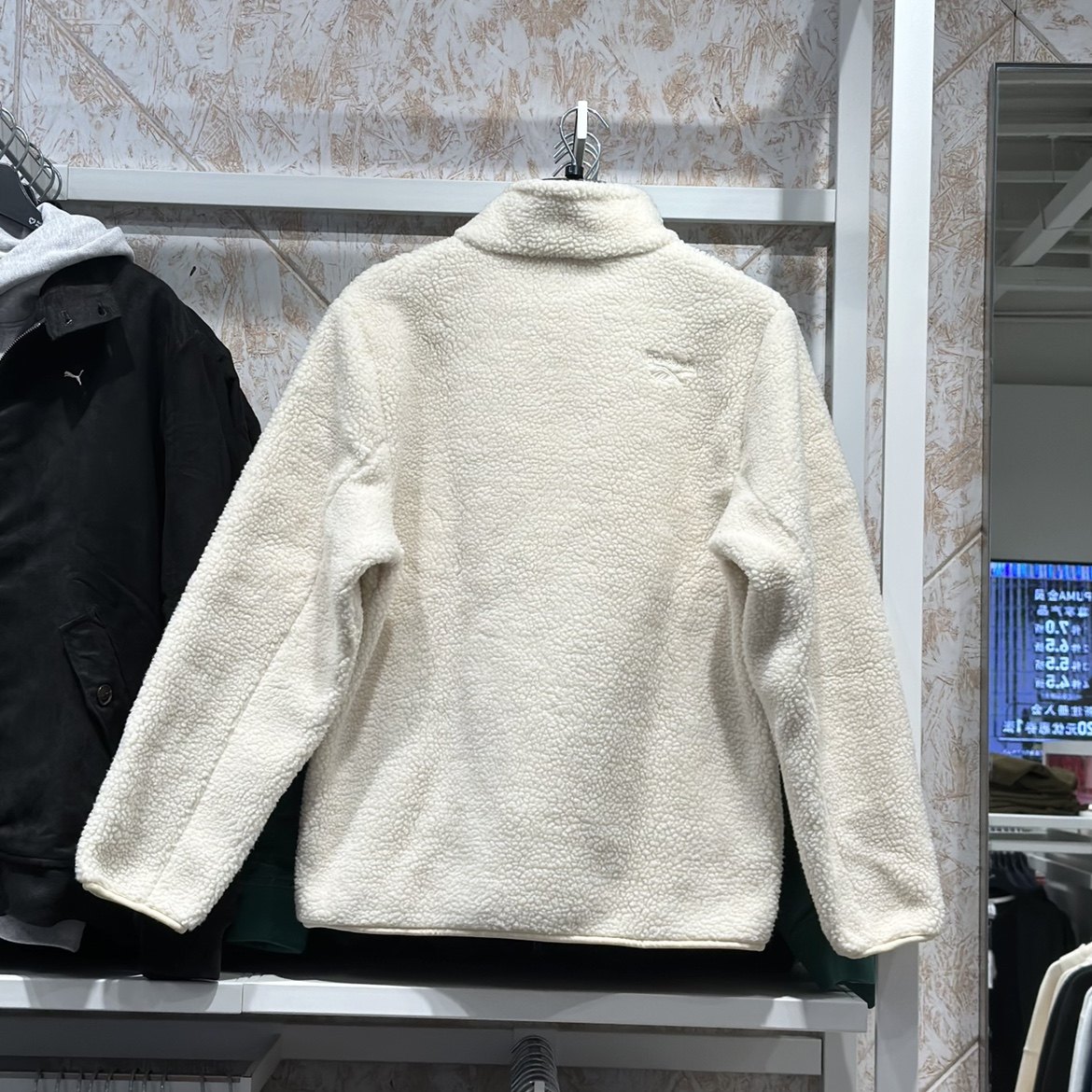 리복 커플 JACKET 스포츠 레트로 올 매치 모조 셰르파 재킷 22FCR105U