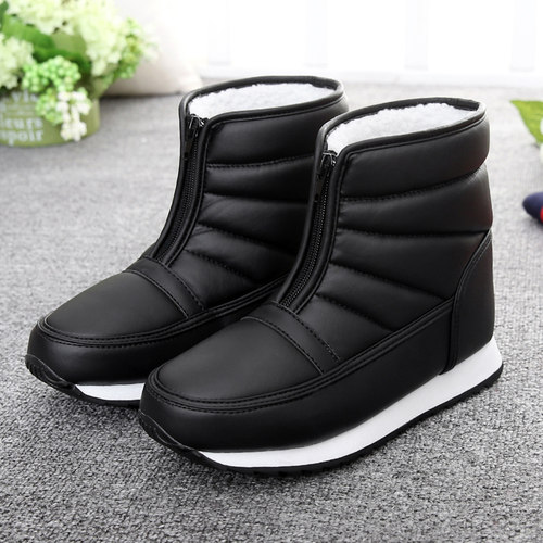 冬季老式棉鞋男东北大码羊毛爸爸老头加绒加厚老人防滑保暖雪地靴