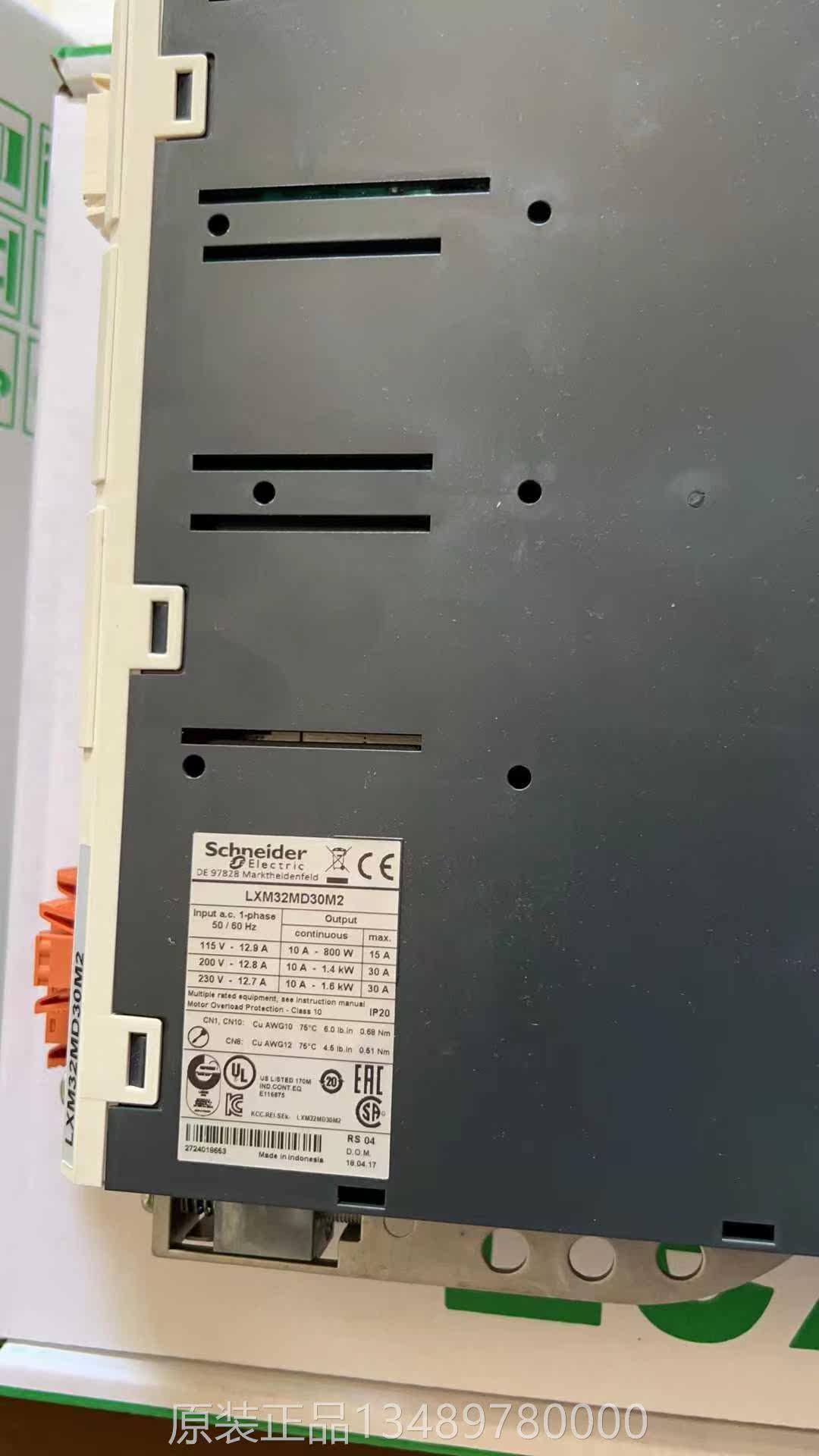 Schn2eder施耐德伺服驱器LXM32M动D30iM2 LXM3MD18M2全PDK新原装怎么看?