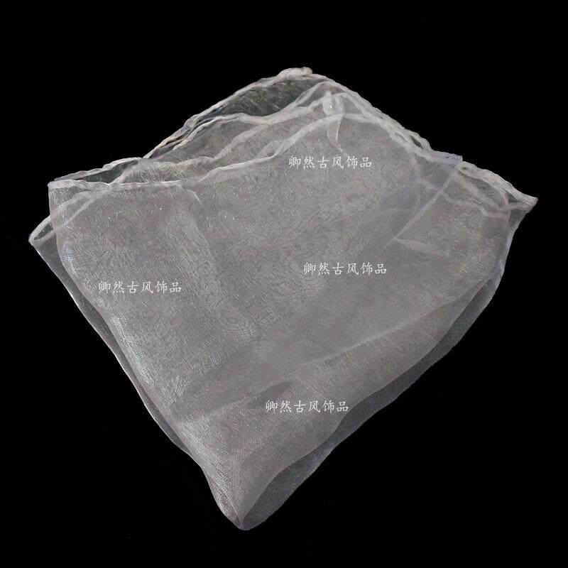 古风汉服宋制发饰欧根纱薄纱包头巾少女古装造型配饰头巾摄影表演