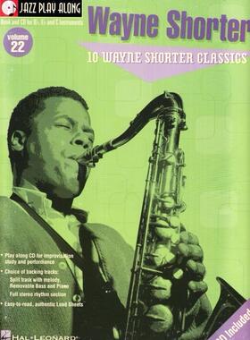 爵士大师曲谱伴奏Vol. 022 - Wayne Shorter韦恩·肖特sax 10首