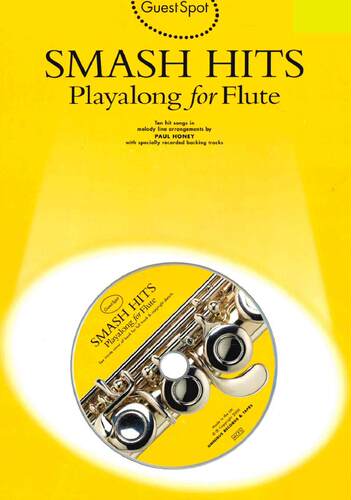 长笛55曲谱+伴奏 初级动感流行GuestSpot - Smash Hits for Flute