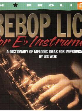 268-萨克斯比波普乐句解析Bebop Licks For E flat Instruments