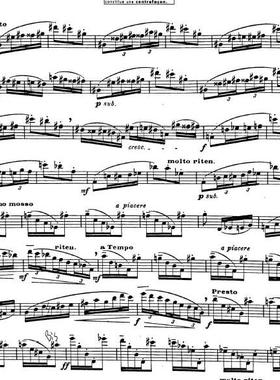 ZS046-萨克斯 保罗 华尔兹式随想曲 Caprice en forme de valse