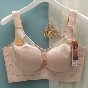维歌秘蜜内衣女薄款夹棉记忆圈聚拢调整型大胸显小文胸罩9173CD杯