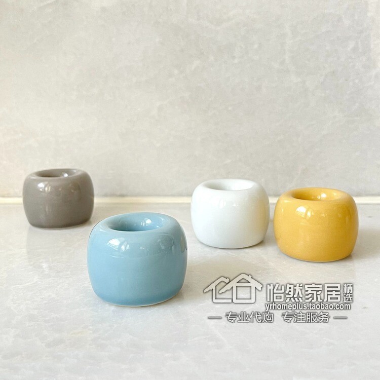 MUJI无印良品日式陶瓷牙刷架牙刷控水底座多用支架收纳托置物架