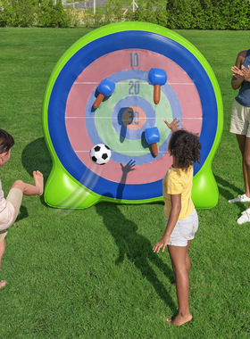 原装正品Bestway充气标靶足球射门飞镖盘粘粘乐儿童投掷玩具52823