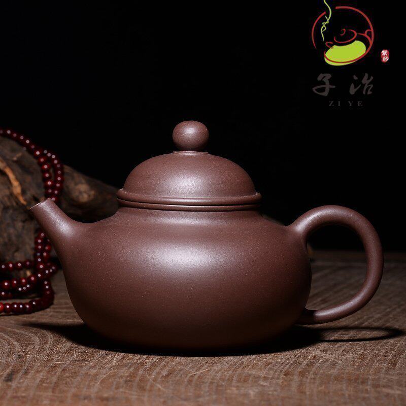 500cc容天大容量薄胎茶壶原矿老紫泥宜兴紫砂壶纯全手工茶具套组