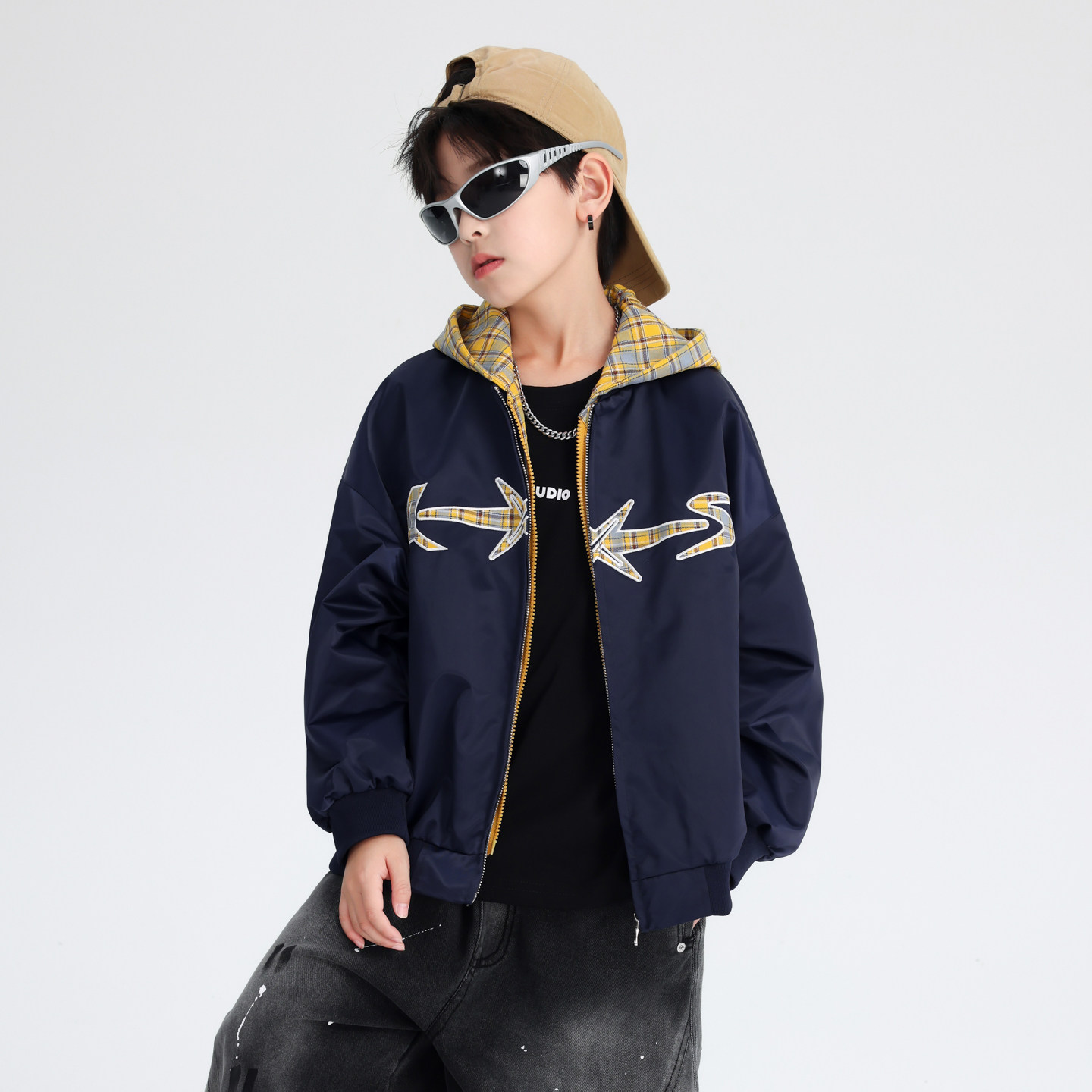 男童春装外套春秋款2026新款中大儿童男孩春季运动棒球服上衣炸街