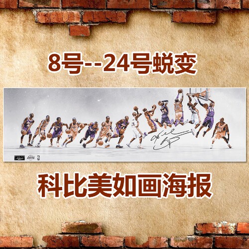NBA球星科比20年轨迹蜕变海报