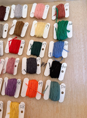 彩色线diy手工编织手链项链材料1毫米粗棉彩色线布艺手机链缠线